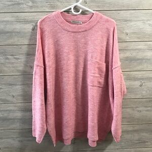 BN Zenana Outfitters Soft Pink Crewneck Sweater